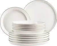 M&Auml;SER Tafelservice "SITA, aus Porzellan" Teller Set, Geschirr-Set, Service