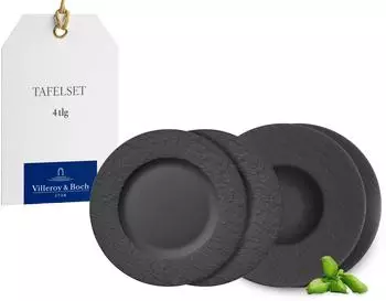 Villeroy & Boch Manufacture Rock Tafelset 4tlg