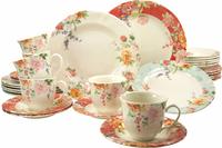 CreaTable Crimson Creme Kombiservice 30-tlg Steingut