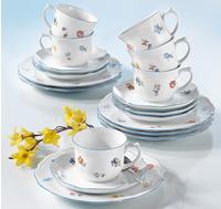 Seltmann Weiden Kaffeeservice "Geschirr-Set, Service Sonate Nostalgie" Tassen,