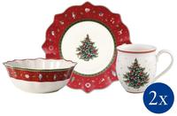 Villeroy & Boch Toy's Delight Breakfast for 2 rot Set 6tlg.