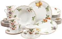 CreaTable Kombiservice "Geschirr-Set Flora Orchard" Service, 30 Teile, f&uuml;r 6