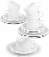 Seltmann Weiden Kaffeeservice "Geschirr-Set, Service Compact" Geschirr-Set, Teller,