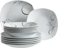 M&Auml;SER Tafelservice "Teller Set, Geschirr-Set Chanson" fantasievolles Dekor, 12