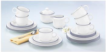 Seltmann Weiden COMPACT Kaffeeservice 20 tlg. Blaurand