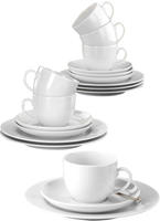 Seltmann Weiden Kaffeeservice "Geschirr-Set, Service Rondo" Tassen, Teller,