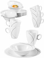 Seltmann Weiden Trio Highline Fr&uuml;hst&uuml;ck-Set 18-teilig