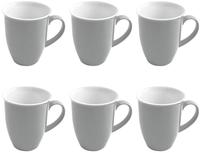 Ritzenhoff & Breker DOPPIO Kaffeebecher 320 ml 6er Set - Grau
