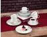 Seltmann Weiden Lido Black Line Kaffeeservice 18 tlg.