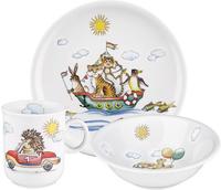 Seltmann Weiden Kindergeschirr-Set "Compact Flinker Flitzer" Teller, Sch&uuml;ssel,