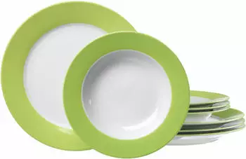 Ritzenhoff & Breker Flirt Doppio Tafelservice 8 tlg. gr&uuml;n