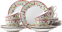 Ritzenhoff & Breker Kaffeeservice "Doppio Shanti, Geschirr-Set, Service" 18 Teile,