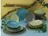 CreaTable Tafelservice Nature Collection (12-tlg.) blau grün sand