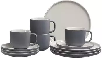 Ritzenhoff & Breker Kaffeeservice Jasper (12-tlg.) grau