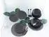 CreaTable Tafelservice Lava Stone Schwarz (12-tlg.)