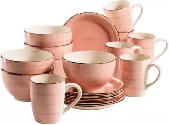 Mäser Frühstücks-Set Lumaca (18-tlg.) rosa Mäser Frühstücks-Set Lumaca (18-tlg.) rosa