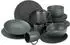 CreaTable Kombiservice Soft Touch Black (20-tlg.)