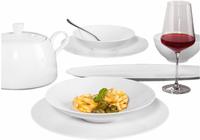 Seltmann Weiden Tafelservice "Geschirr-Set Life" Geschirr, Teller Set, wei&szlig;, Made in