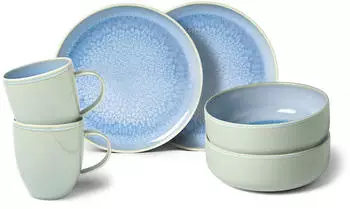 Villeroy & Boch Crafted Blueberry Fr&uuml;hst&uuml;cks-Set (6-tlg.)