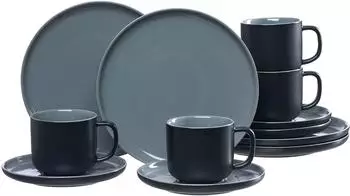 Ritzenhoff & Breker Kaffeeservice Jasper (12-tlg.) Scandic Style schwarz