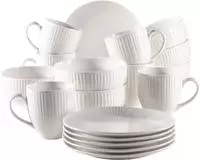 M&Auml;SER Fr&uuml;hst&uuml;cksset 18-tlg., WEISS, 931462