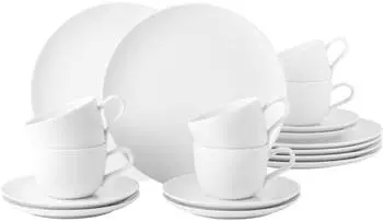 Seltmann Weiden Liberty Kaffeeservice weiß (18-tlg.) Seltmann Weiden Liberty Kaffeeservice weiß (18-tlg.)