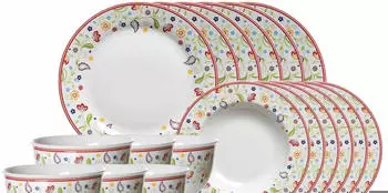 Ritzenhoff & Breker Shanti Doppio Tafelservice mit Müslischalen (18-tlg.)