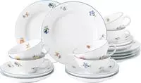 Seltmann Weiden Teeservice "Geschirr-Set Sonate Nostalgie" Tassen, Untertassen,