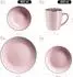 Mäser Metallic Rim Kombiservice rosa (24-tlg.)