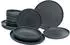 CreaTable Tafelservice Uno Black Lava Stone (12-tlg.)