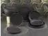 CreaTable Tafelservice Uno Black Lava Stone (12-tlg.)