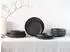 CreaTable Tafelservice Uno Black Lava Stone (12-tlg.)