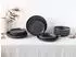 CreaTable Tafelservice Uno Black Lava Stone (12-tlg.)