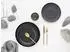 CreaTable Tafelservice Uno Black Lava Stone (12-tlg.)