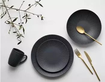 CreaTable VESUVIO Black Kombiservice 16tlg CreaTable VESUVIO Black Kombiservice 16tlg