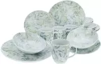CreaTable Kombiservice "Geschirr-Set Home - Tropical" Service, im Used-und
