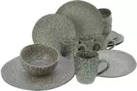 CreaTable 23770, CreaTable Granit (16 Stück) (23770) Grau CreaTable 23770, CreaTable Granit (16 Stück) (23770) Grau