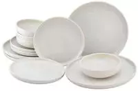 CreaTable Tafelservice "Uno" Teller Set, weiche, harmonisch ausbalancierte Form