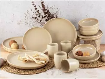 CreaTable Kombiservice Uno (16-tlg.) Sand
