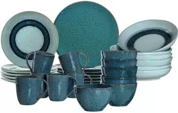 Leonardo MATERA Tafelservice 30-teilig Blau