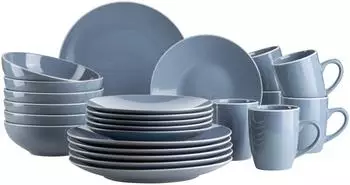 Mäser Elissa Kombiservice 24-teilig Blau