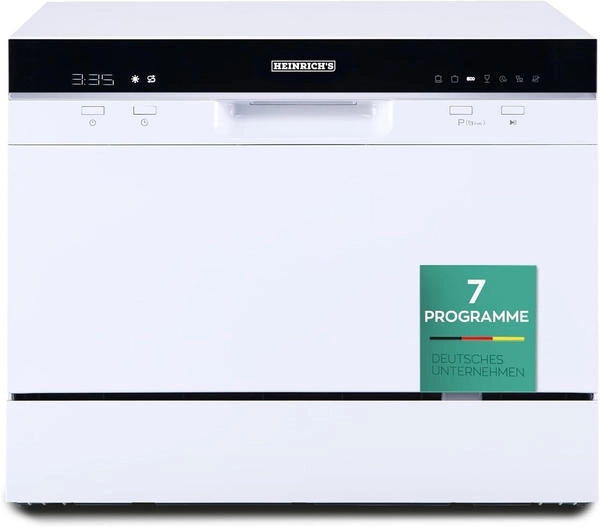 Mini Geschirrspüler Für Küche & Wohnmobil - 3 Programme & LED Display