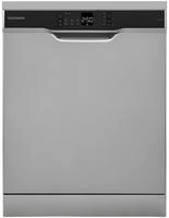 Telefunken Geschirrsp&uuml;ler freistehend 60 cm, Sp&uuml;lmaschine Silber, 12 Ma&szlig;gedecke, 6