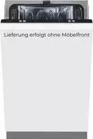 exquisit vollintegrierbarer Geschirrsp&uuml;ler 1009 "EGSP1009-E-450D schwarz" 10 l...