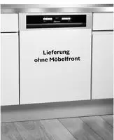 BAUKNECHT teilintegrierbarer Geschirrsp&uuml;ler "OBBC Ecosilent2 7540" 8,9 l 14 tlg.