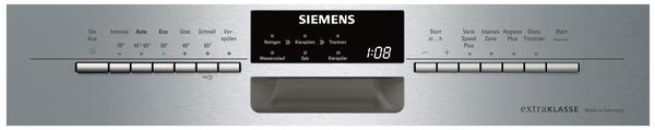 Technische Daten & Programme Siemens SN58R565DE iQ500 speedMatic
