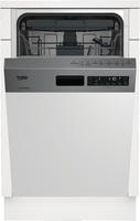 BEKO teilintegrierbarer Geschirrsp&uuml;ler "DSS28021X" 11 Ma&szlig;gedecke mit Intensiv 70C
