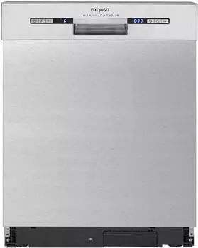 Exquisit EGSP9313-EF-030E inox – Flexibles Beladungssystem passt sich unterschiedlichen Geschirrmengen an