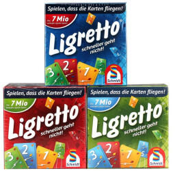 Ligretto - blau + grün + rot