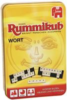 Jumbo 03974, Rummikub Wort Kompakt in Metalldose von Jumbo-Spiele